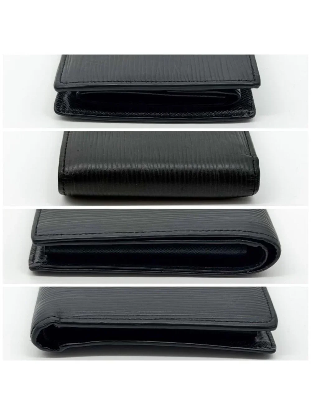 Louis Vuitton Portefeuille Marco NM Black Leather Wallet